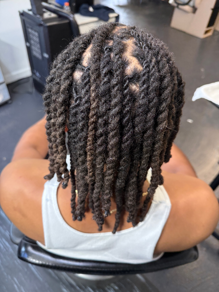 Loc Retwist and Two Strand Twist