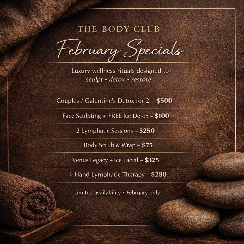Face Sculpting + FREE Ice Detox at The Body Club in Englewood, NJ