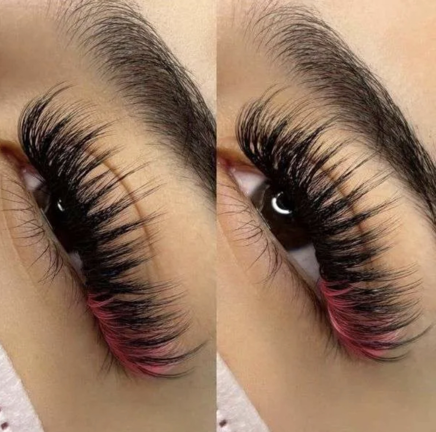 Add Color Eyelash Extentions