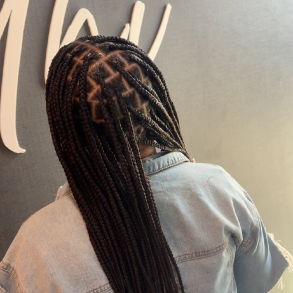 Medium Knotless at HairByJanaySamone in Atlanta, GA