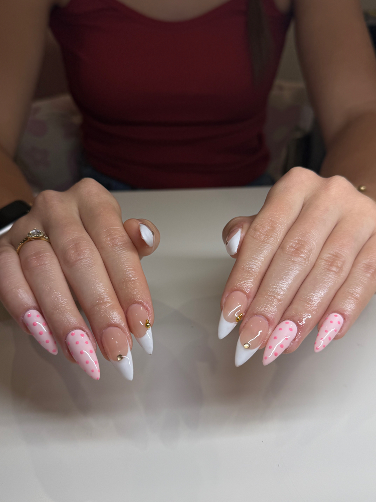 Gelx fullset stilleto medium at nailssxbellaa in Henderson, NV