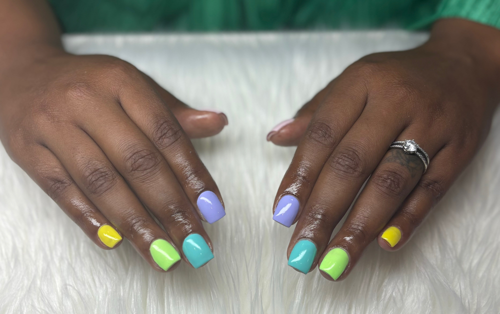 Soak Off & Acrylic Overlay