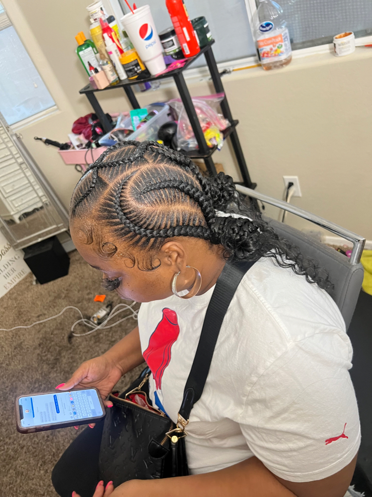 Large Curved Stitch Braids