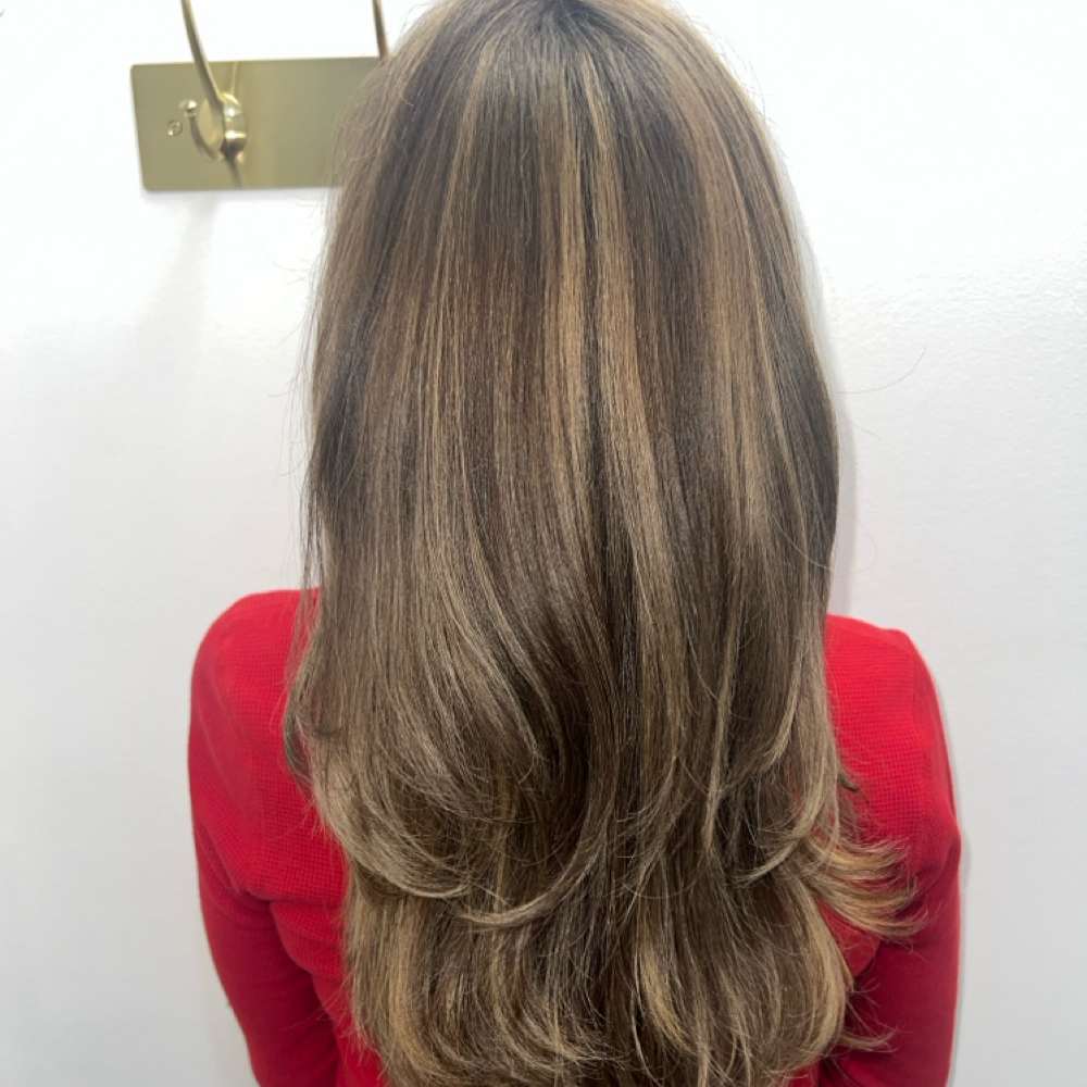 Full Highlight & Blowout at Rooted Beauty By Jenny in Rock Hill, SC