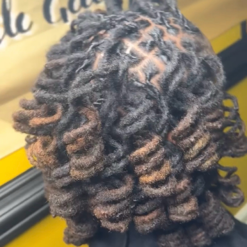 Perm Rod Curls at Loc’d In With Dej in Fayetteville, NC