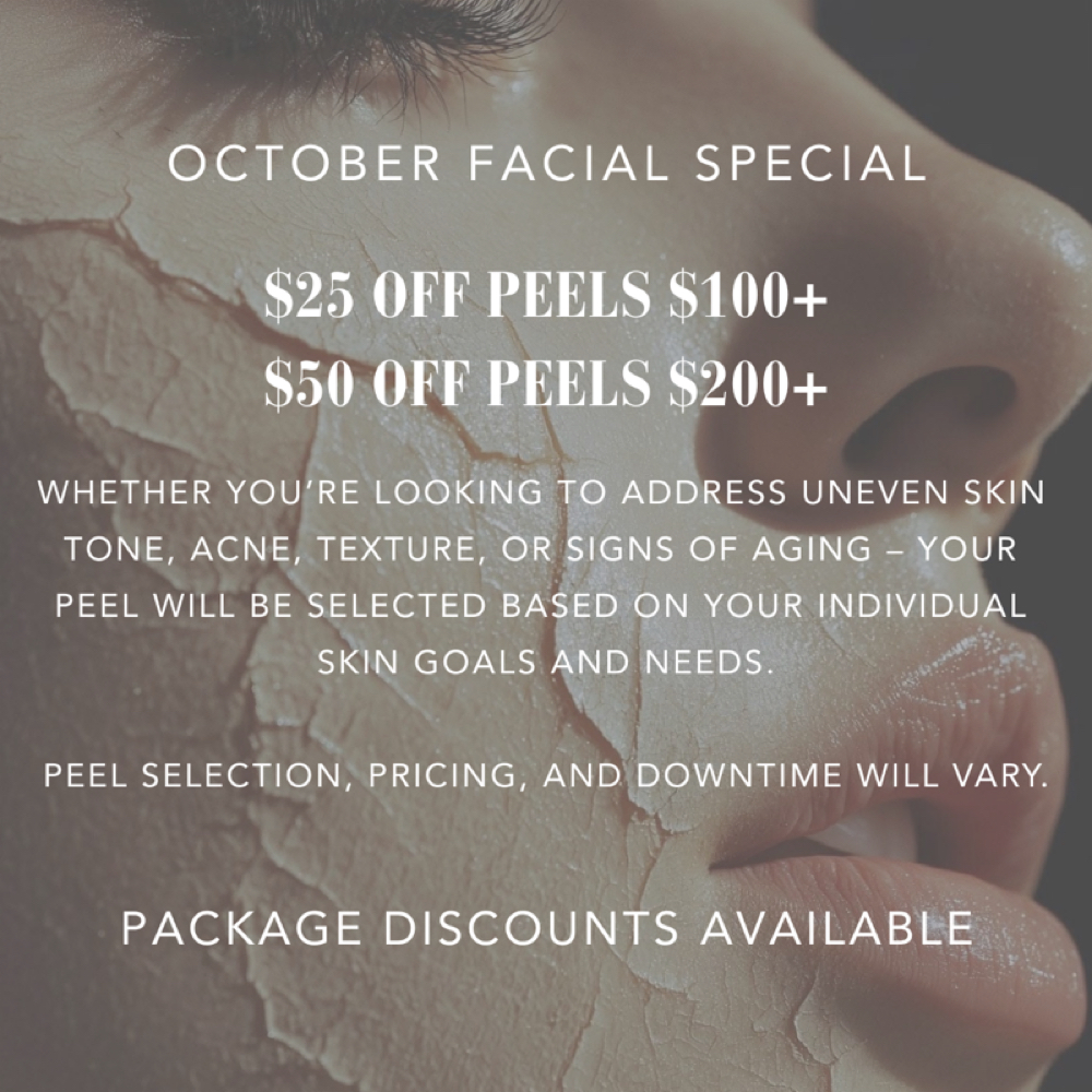 October Peel Special at Salt + Light Skincare in Atascocita, TX