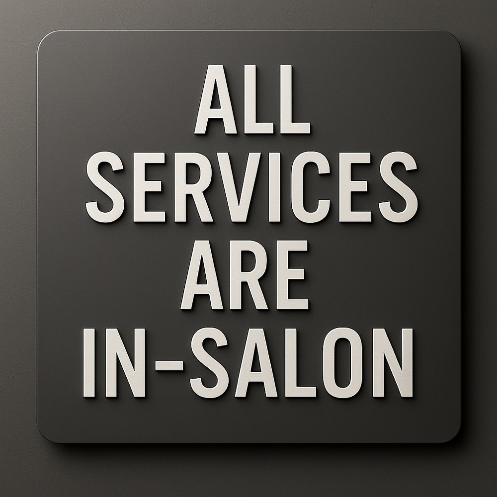 All Services Are In Salon