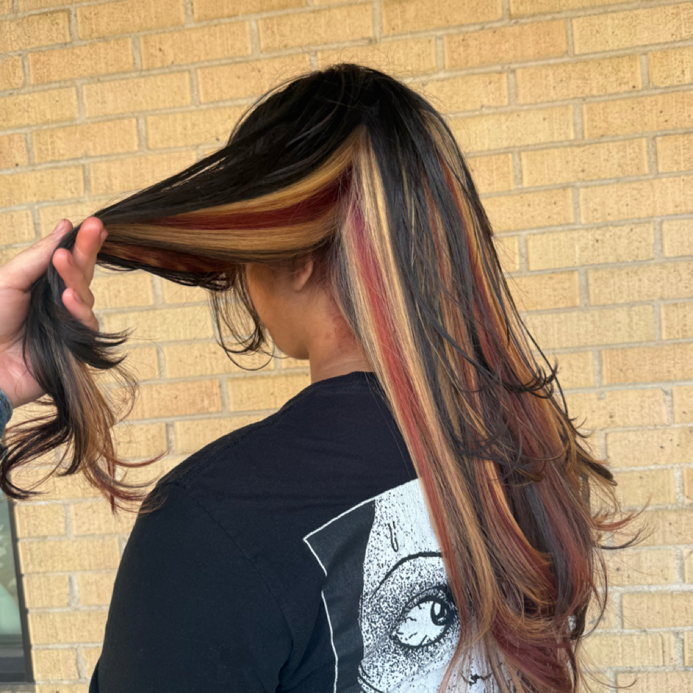 Color Block at SoftiHair in Dallas, TX