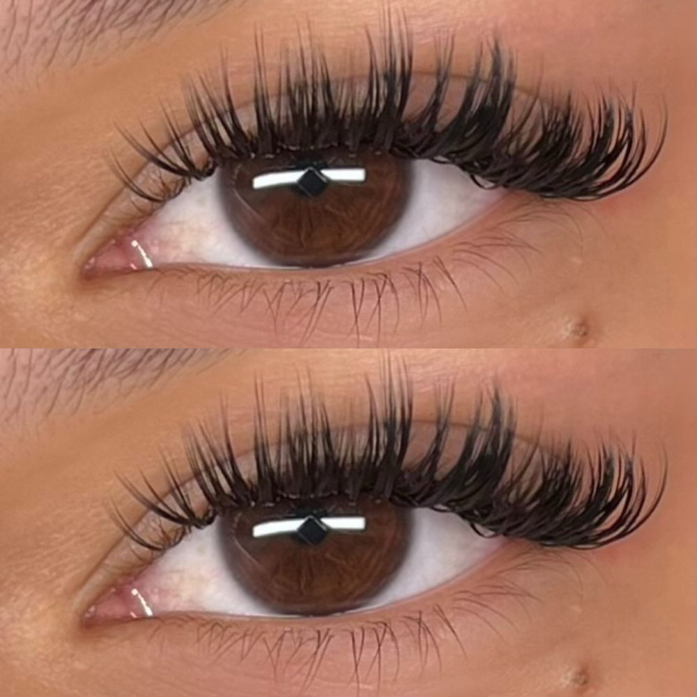 Wet Look Lash Extensions Full Set at Dream Doll Lashes LLC in Austin, TX