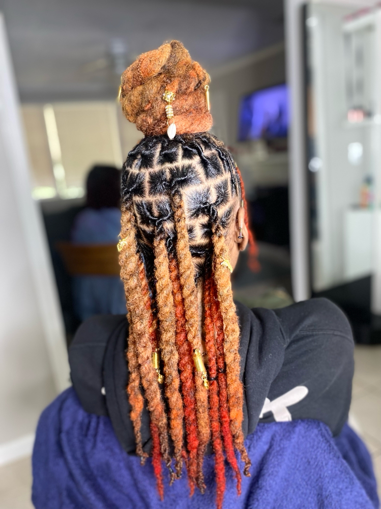 Retwist w/ Style (midback) at Loxx By Lex in Atlanta, GA