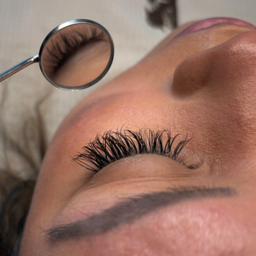 Full Set Hybrid Lash Extensions at Nails By Morgan in Cottage Grove, OR