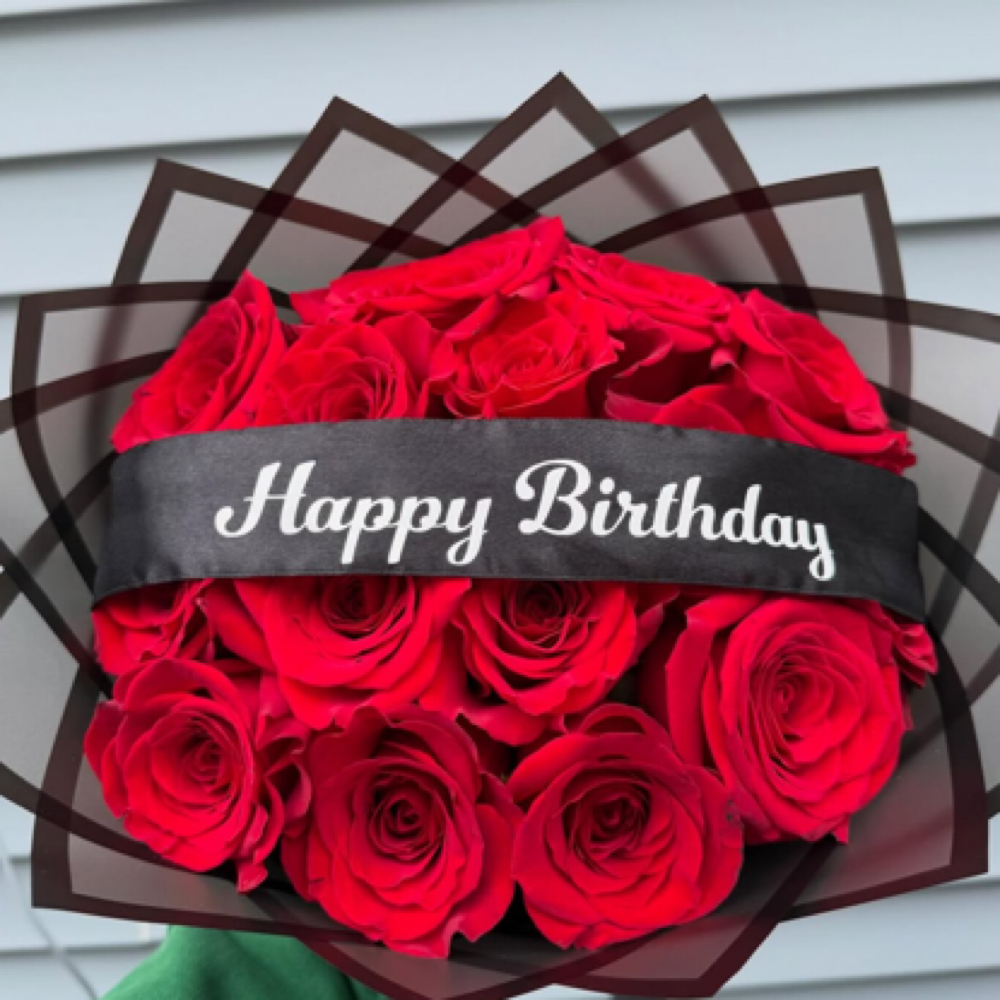 15 Roses Bouquet at Beautiful Bouquets LLC in New Haven, CT