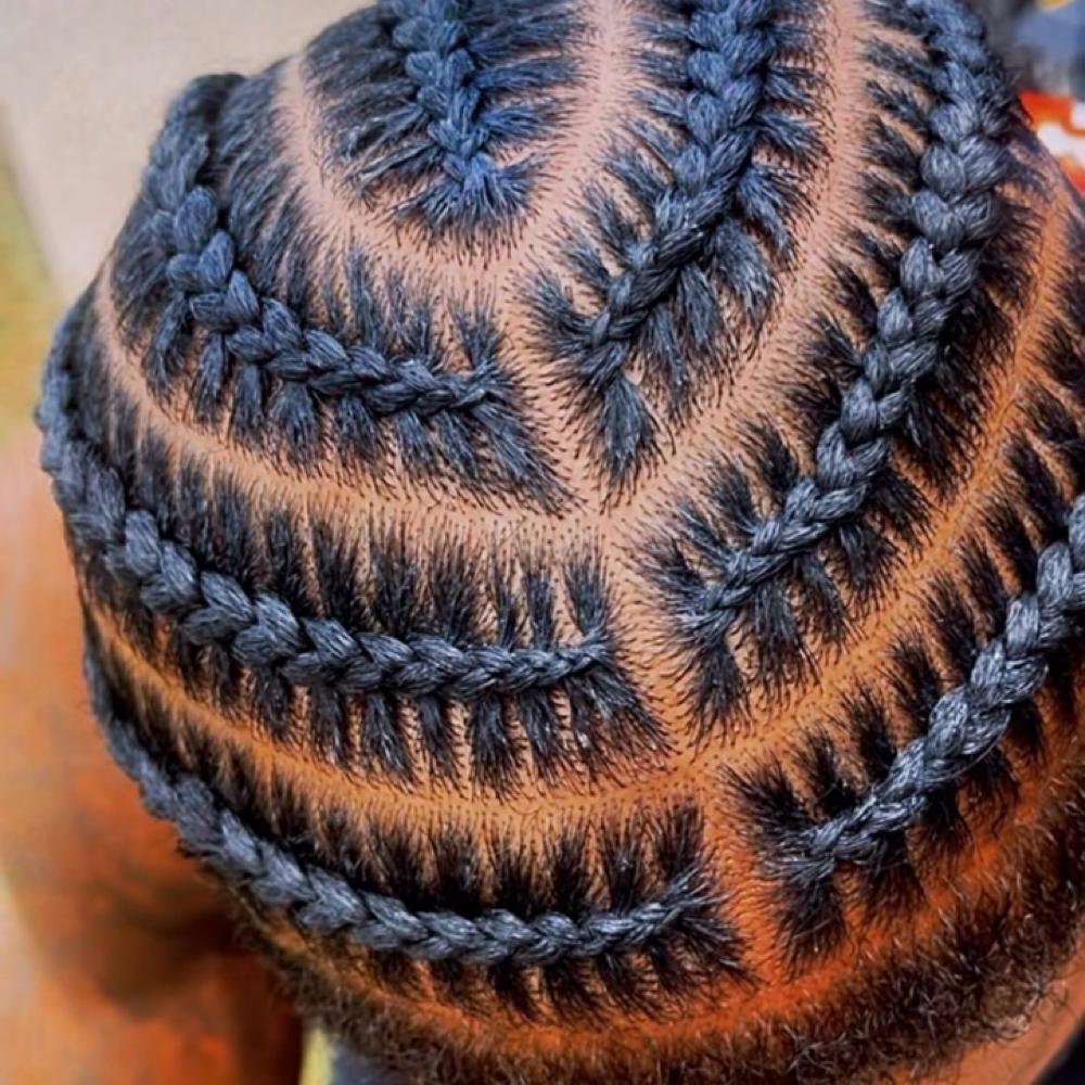 Men’s Braids at Kreations by De’Xiang in Houston, TX