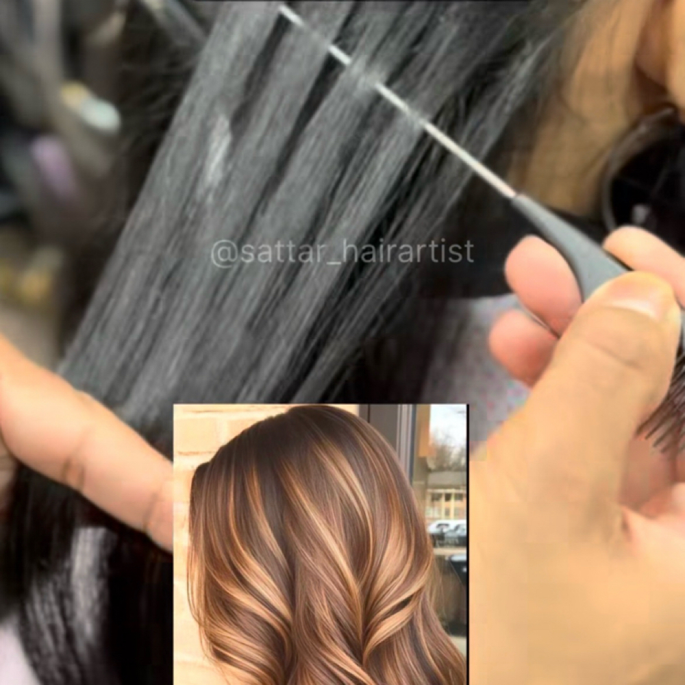Chunky Highlights Partial at To Be Crowned By Nina Lynn in Emmaus, PA