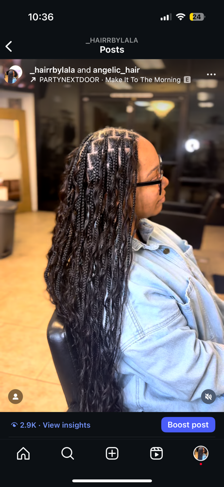 Smedium Boho Knottless