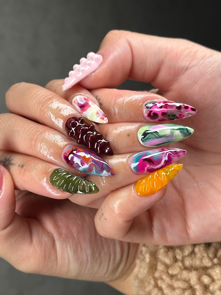 TIER 3: INTRICATE SET (GEL X) at NAILS BY SIZZLE in Sayville, NY