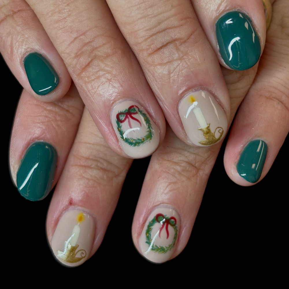 Regular Gel Mani/ Princess Mani