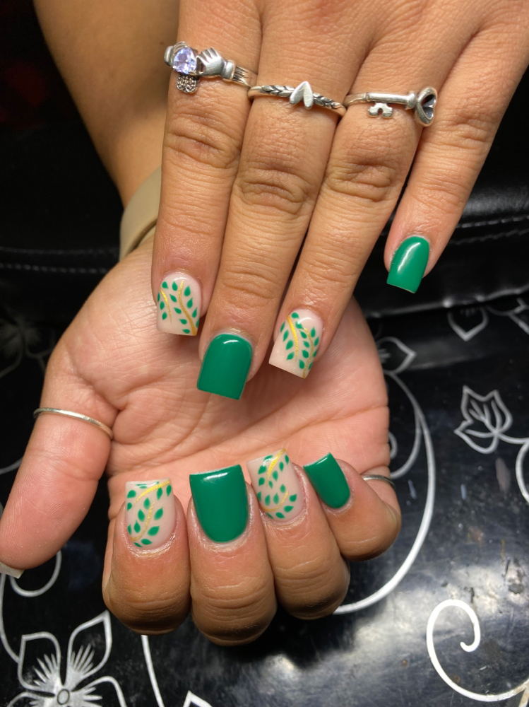 Short Square Acrylic Full Set