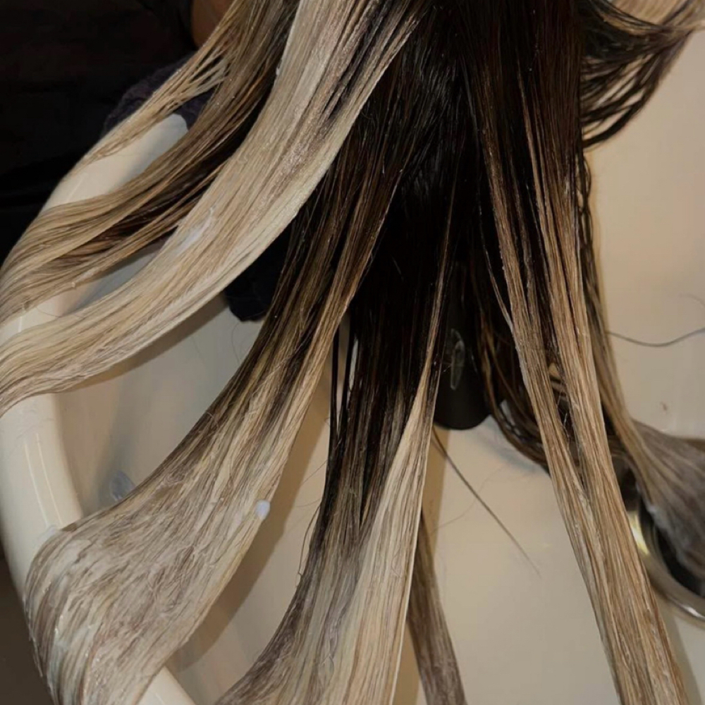 Partial Custom Balayage at Hair Refinery - Samantha P Thach in Clovis, CA