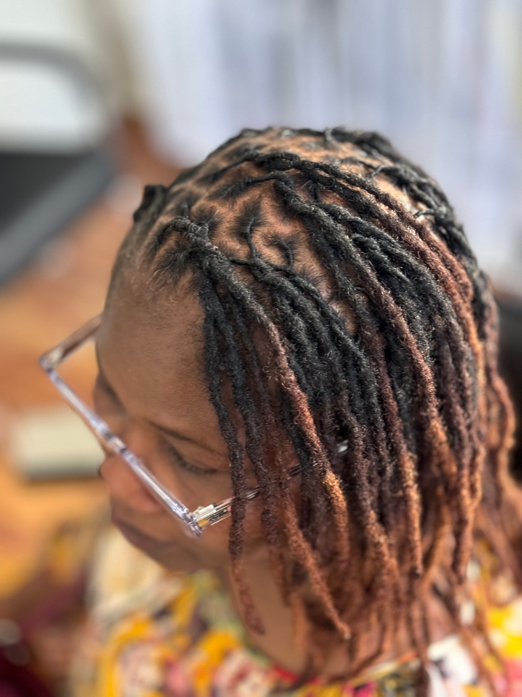 Traditional locs Retwist