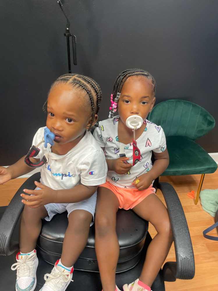 Kids Braids (no hair added) at Mane Styles in Albany, GA