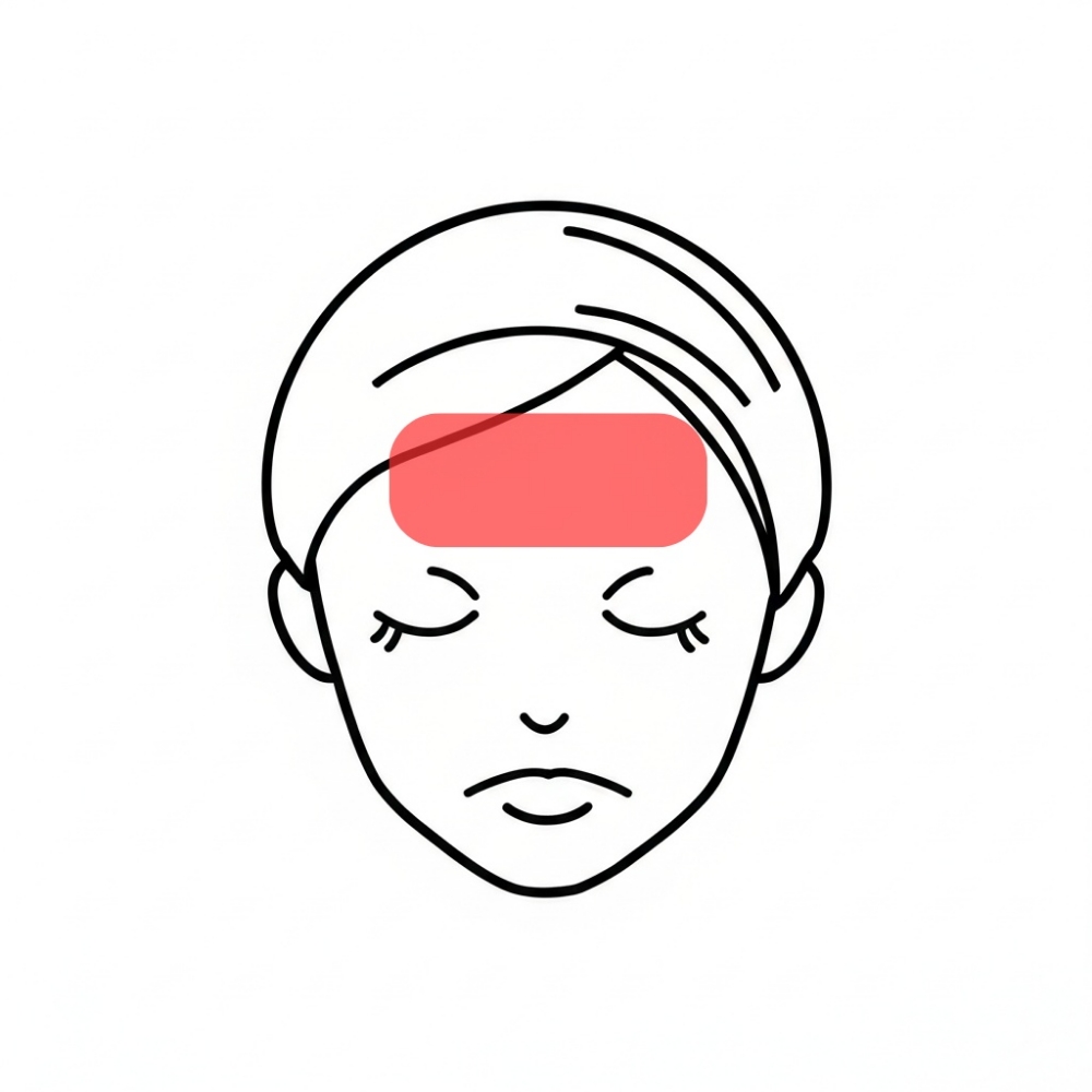 forhead