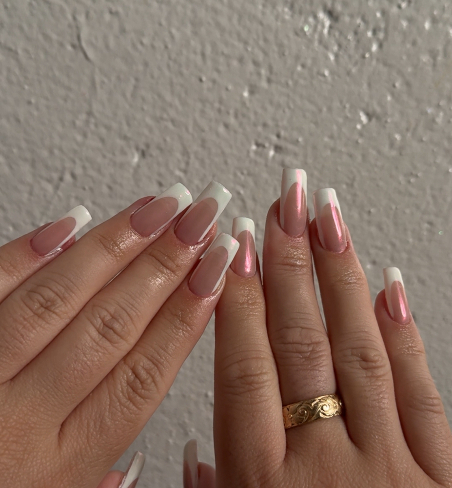 Gel Service French Tips