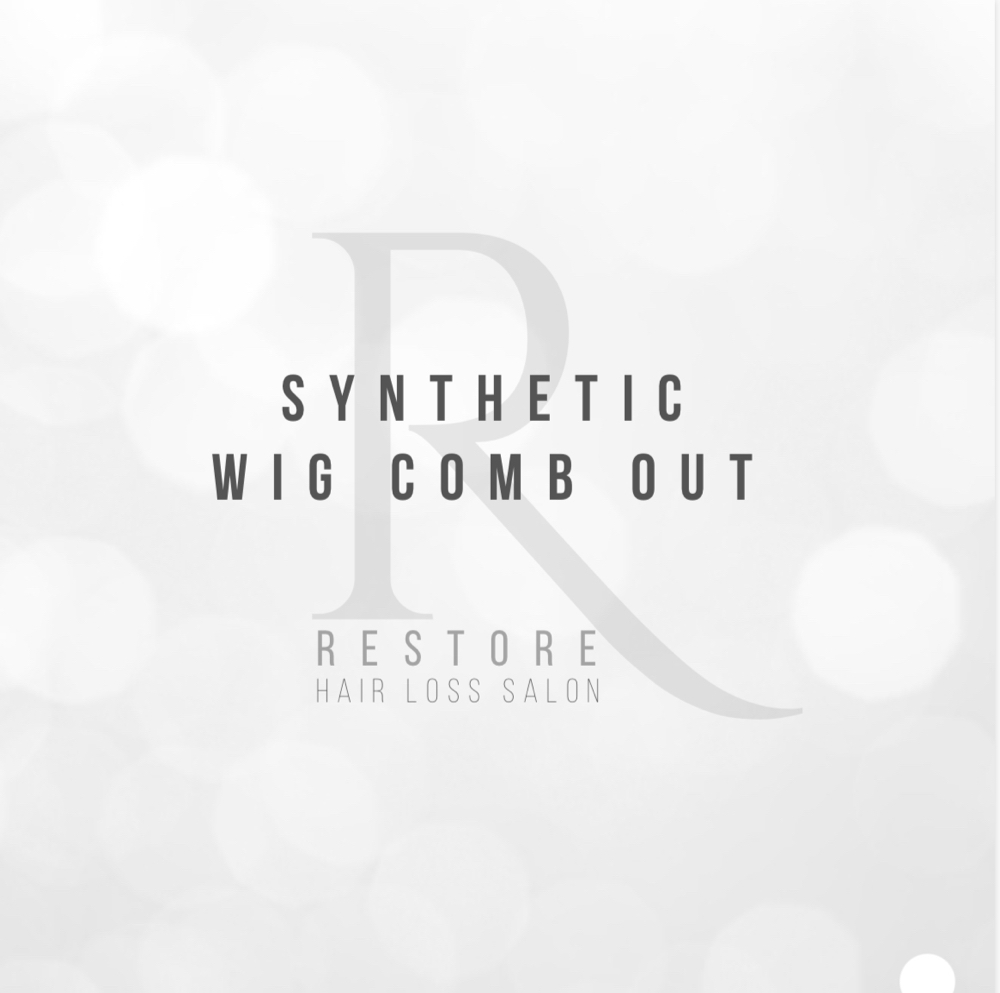 Synthetic Wig Comb Out