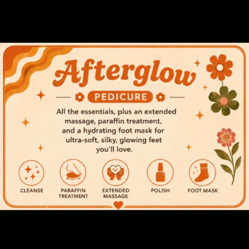 Afterglow Premium Pedicure at Elevated Esthetics in Fenton, MI