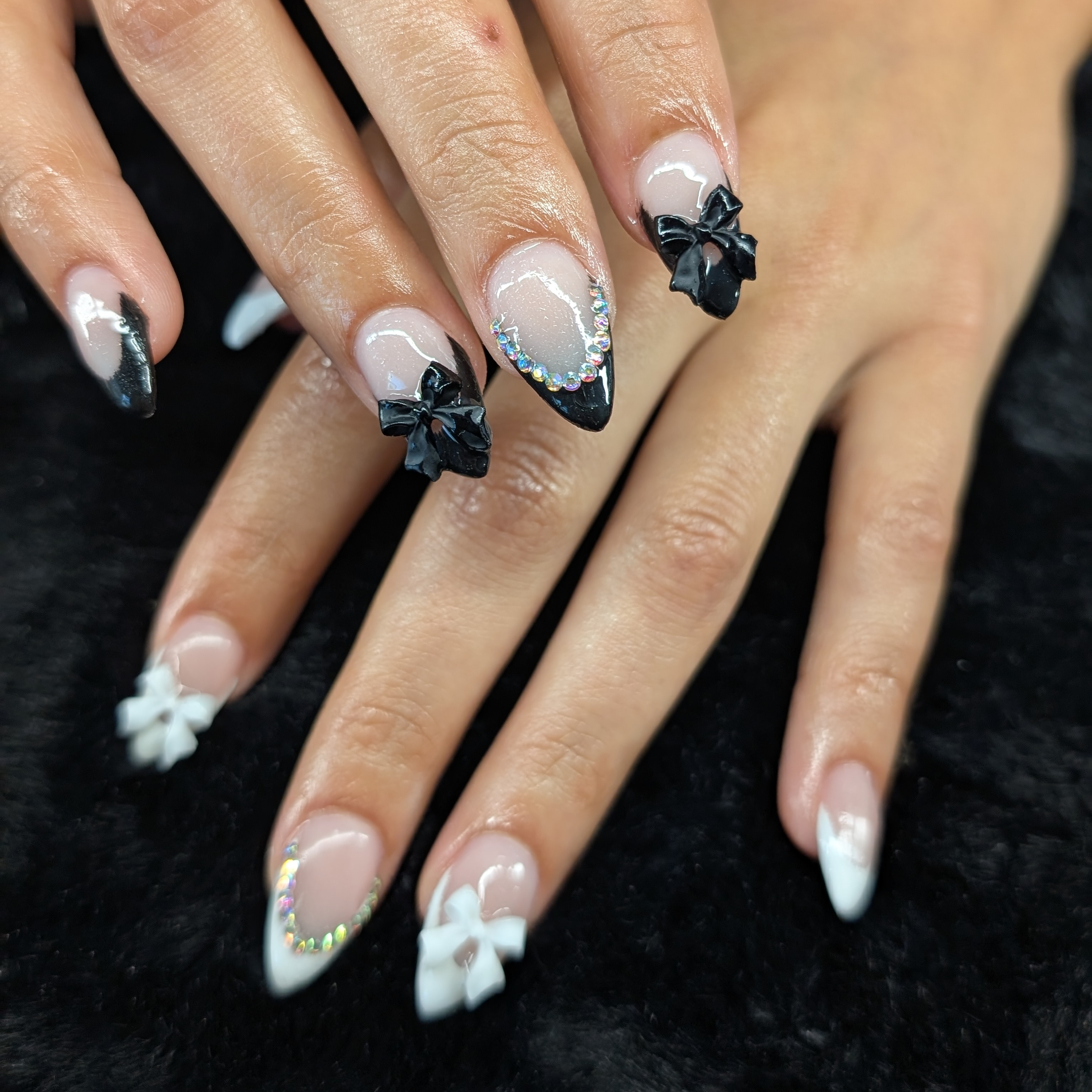 Full Art Acrylic Full Set at Rumors Hair & Nail Salon in Burton, MI