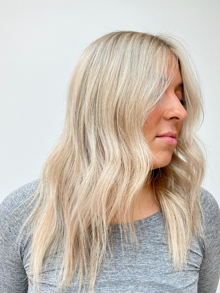 shampoo, haircut + style