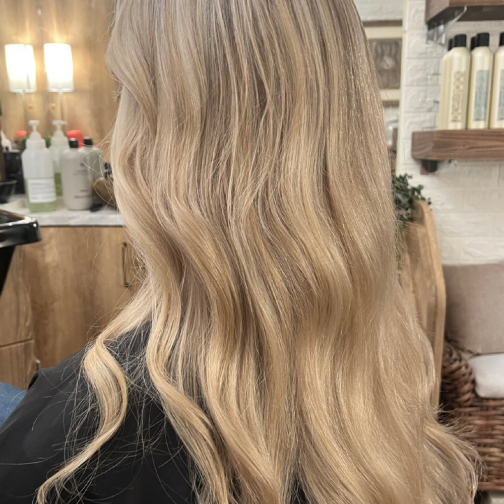 K-tip Fusion Extensions (Full Head) at Painted Hair Studio in Granger, IN