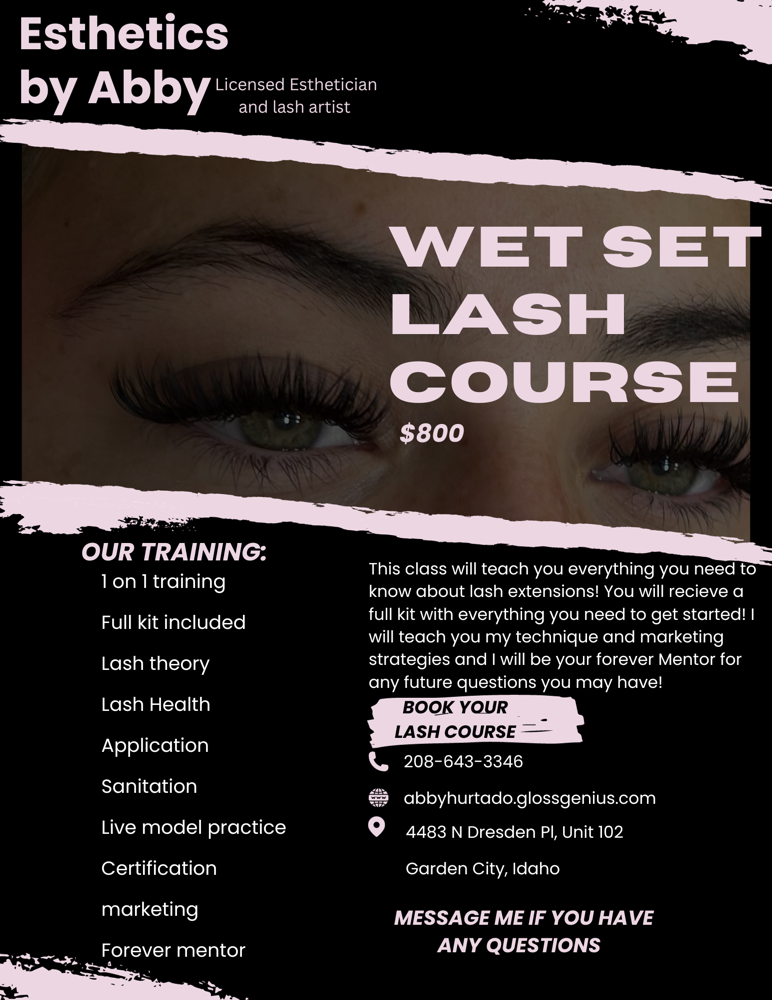 Wet Set Lash Course