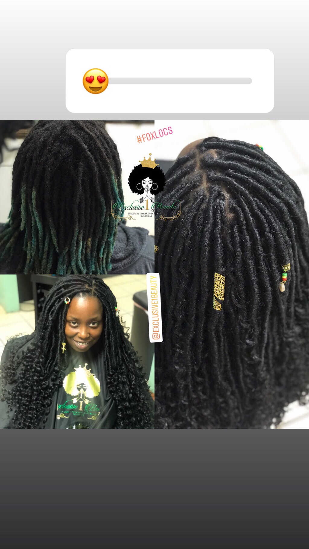 Luxury Loc  Over dreads with loss