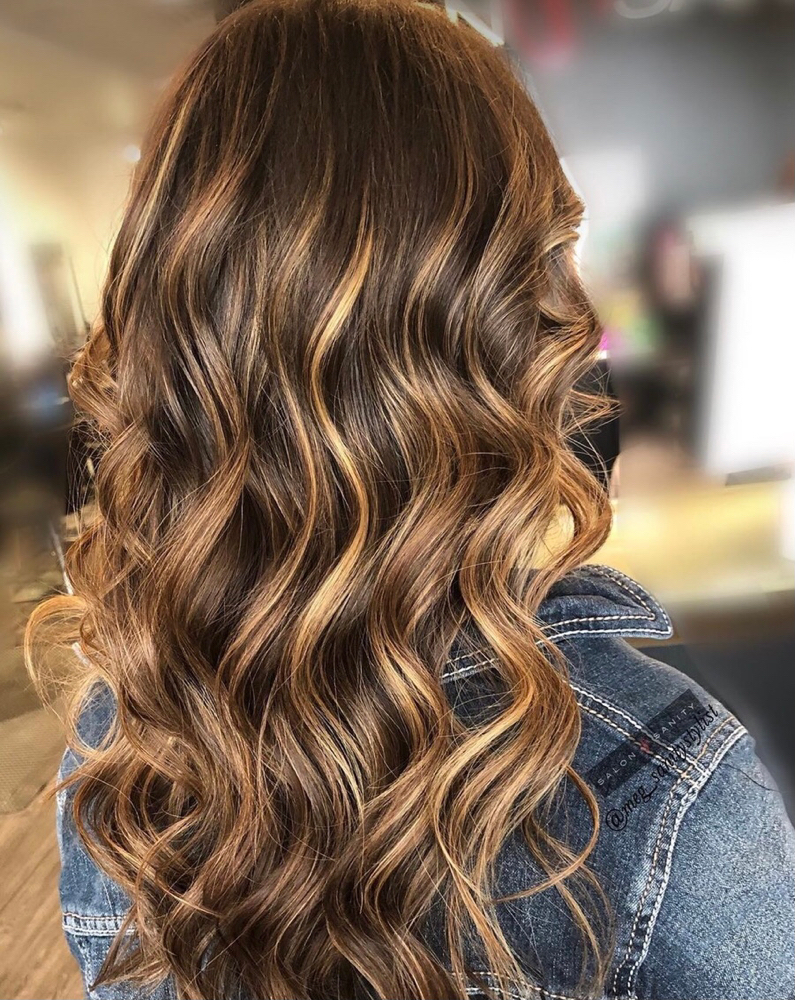 Curl/ Flat Iron On Dry Hair