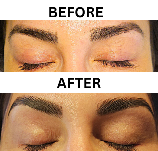Brow Lamination and Tint