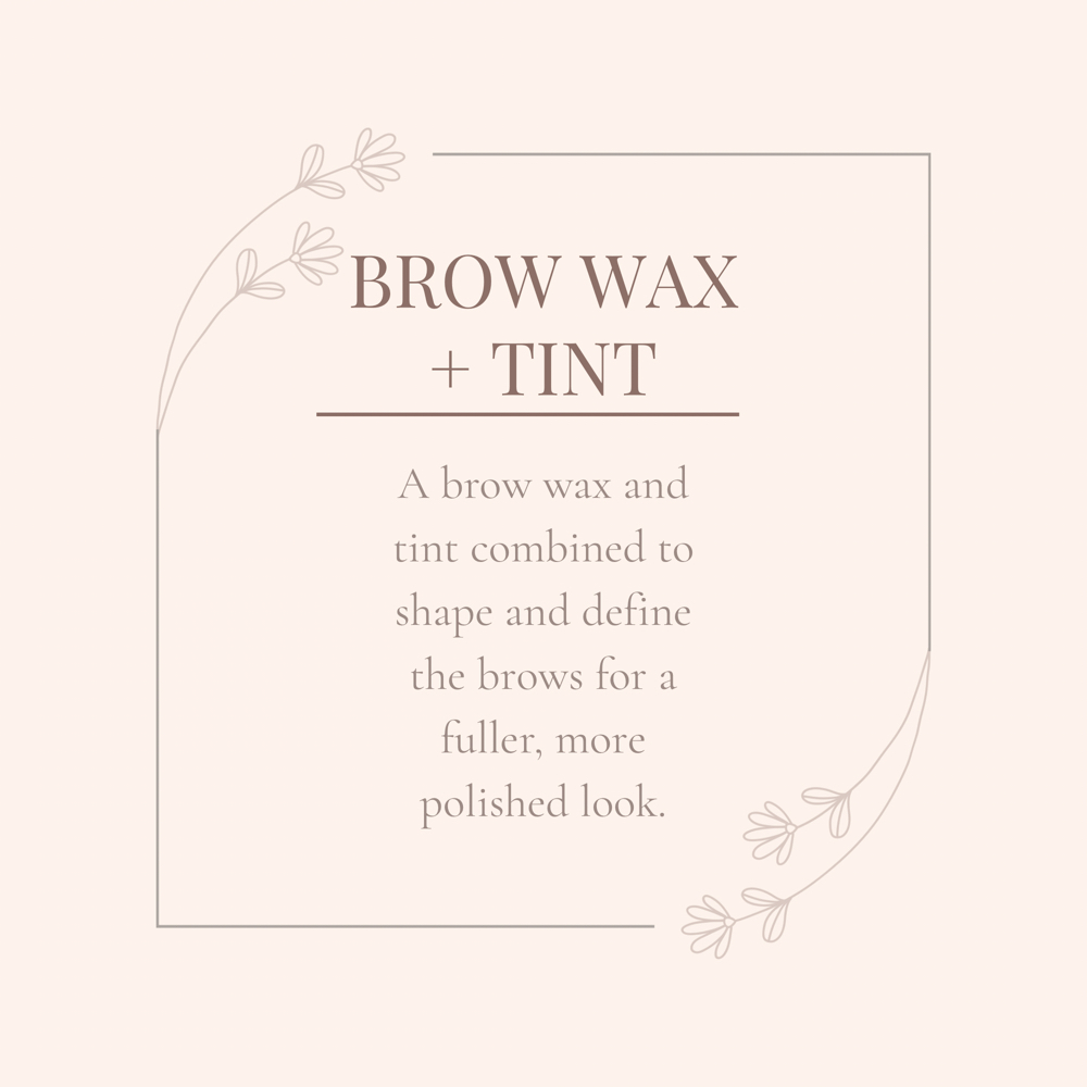 Brow Wax + Tint at Serenity Esthetics in Sacramento, CA
