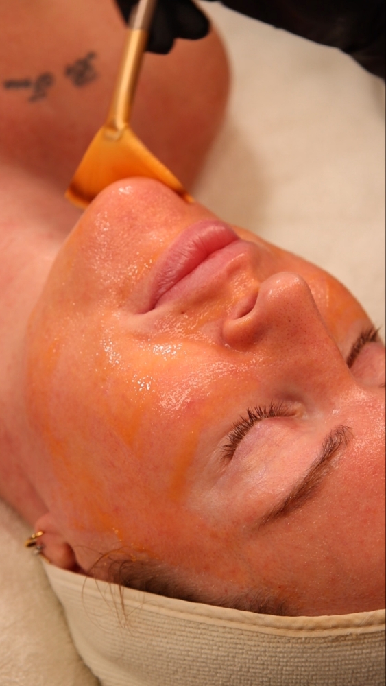 Pumpkin enzyme facial 🎃