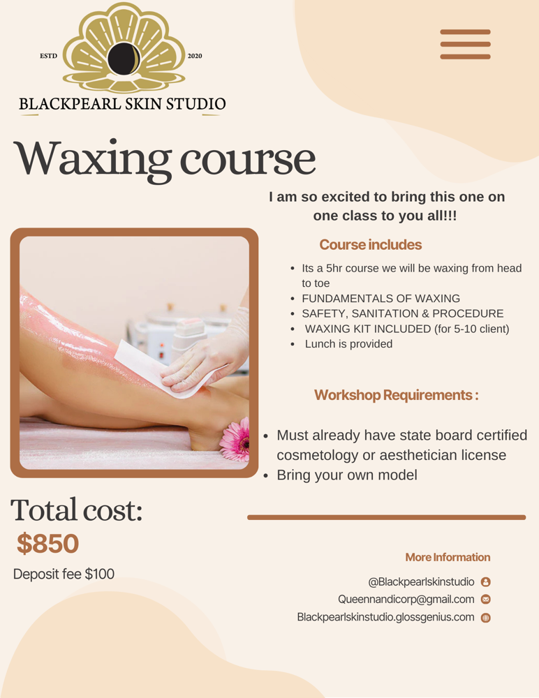 Wax Course