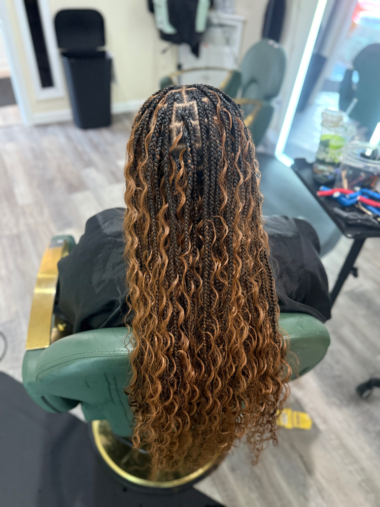 Knotless Boho (Human Blend Curls)
