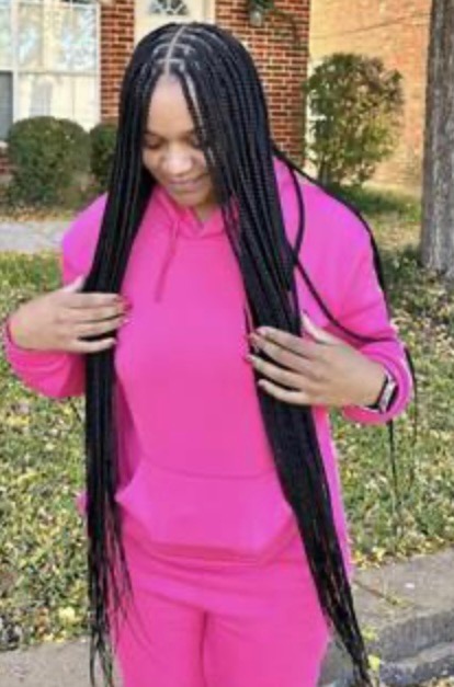 Butt Length Box Braids