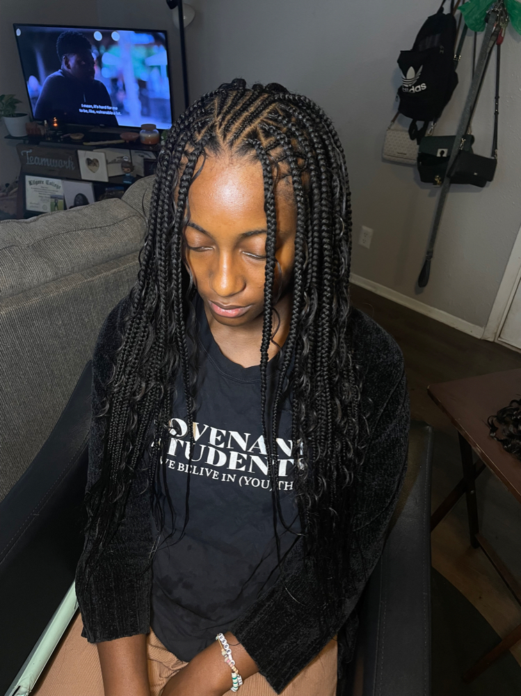 Flip Over Fulani Braids