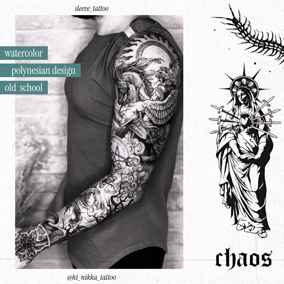 Standard Sleeve at HI NIKA TATTOO in Honolulu, HI