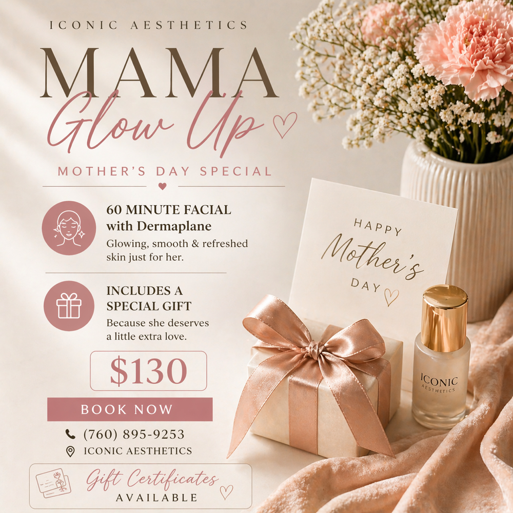 Mama Glow Up at Iconic Aesthetics in Palm Desert, CA