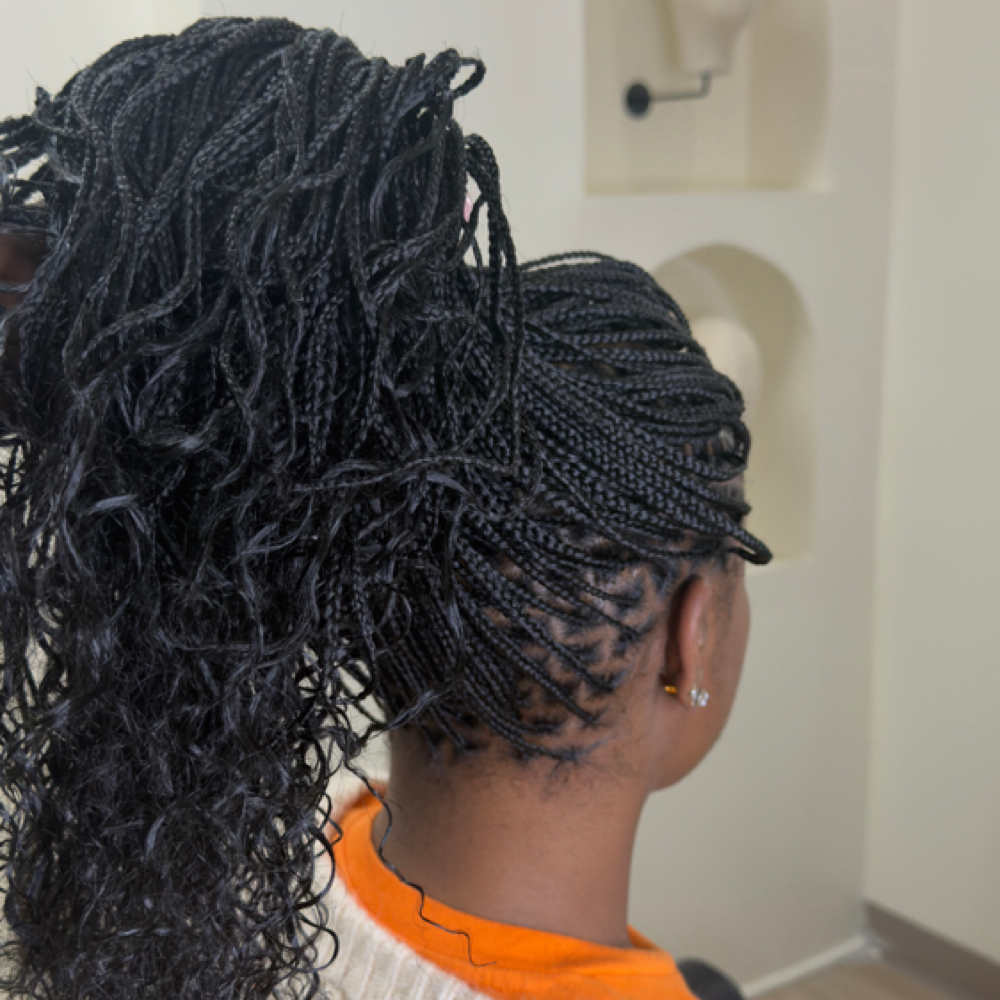 Xxsmall Knotless Braids at Sene Beauty Bar in Horn Lake, MS