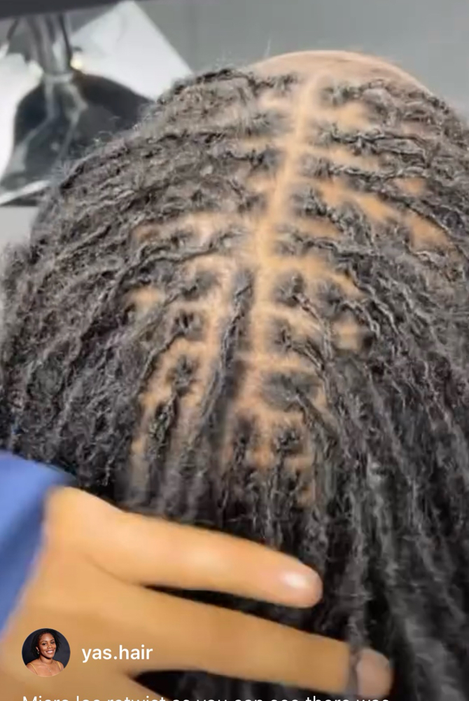 Retie Small Locs