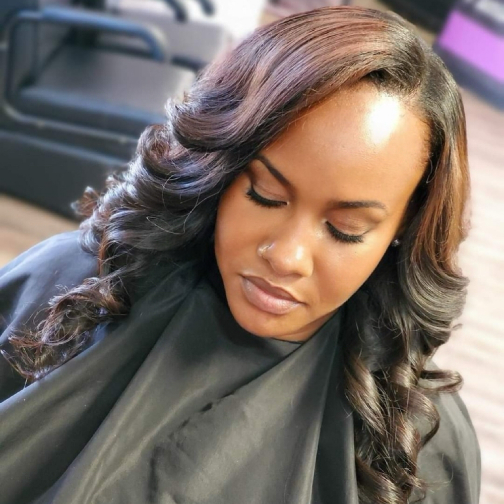 Sew-in extensions at The Vanity Lounge LLC in Columbus, GA