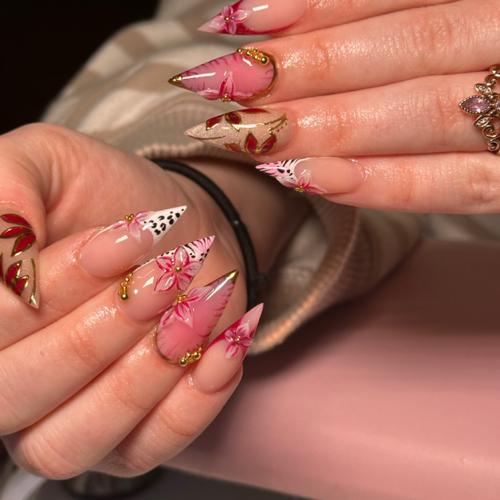 Tier 4 at Blasian Babyy Nails in Woodbridge, VA