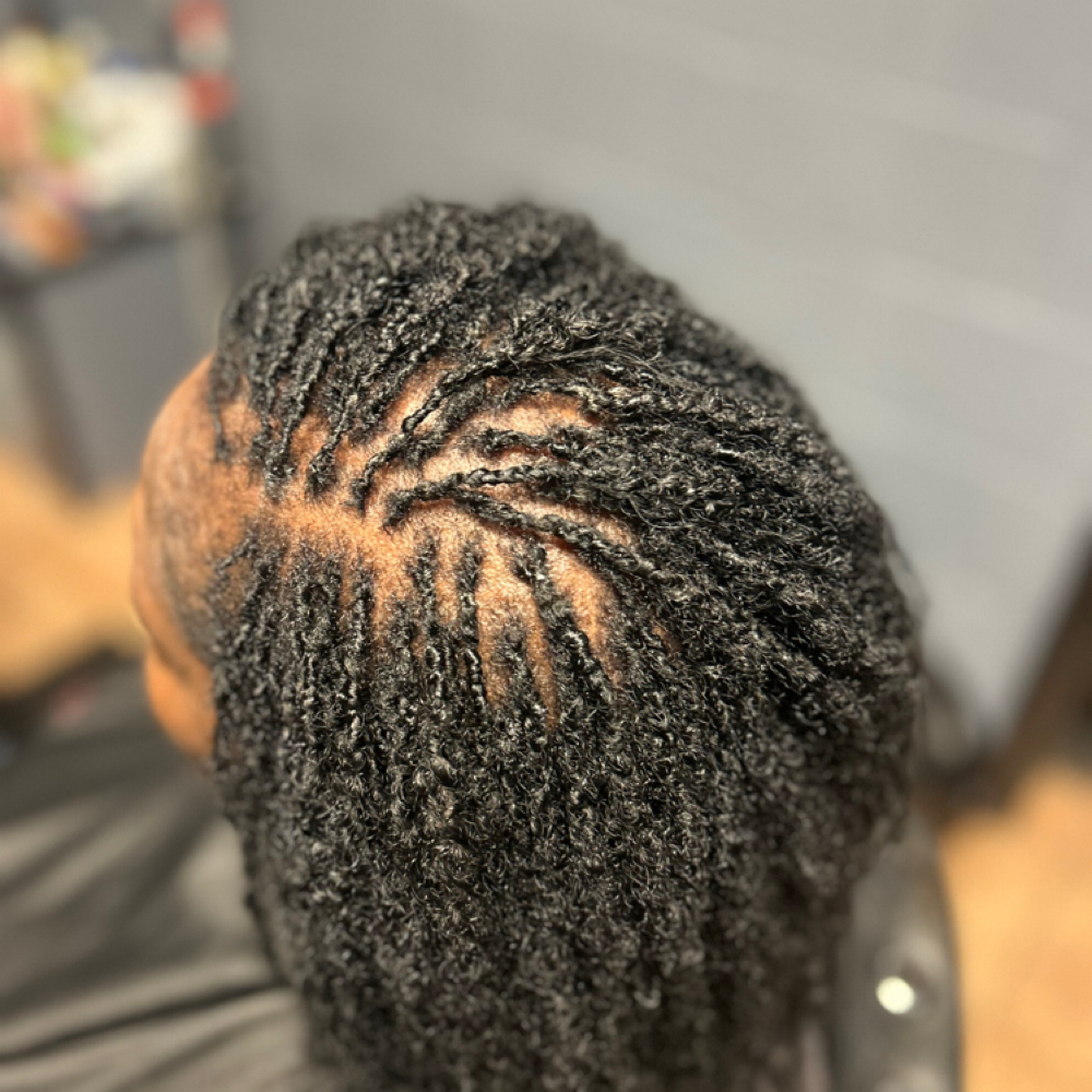 Loc journey/ micro locs/sister locs at Mrs. Kesh Do my hair in Fayetteville, NC