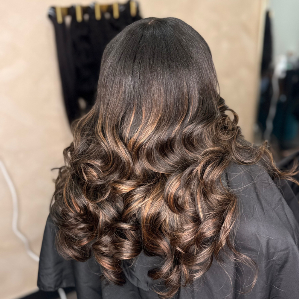 Custom Bundle Highlights (Add-On) at karina williams hair in Long Beach, CA